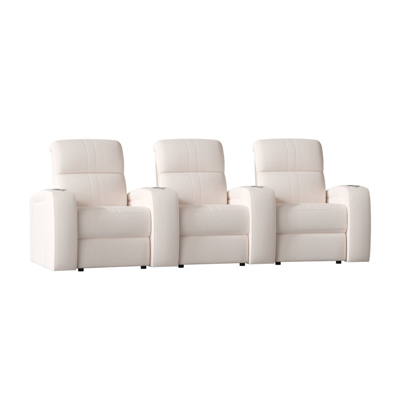 Palliser Furniture Corbett Curved Home Theater Sofa (Row of 3) Wayfair